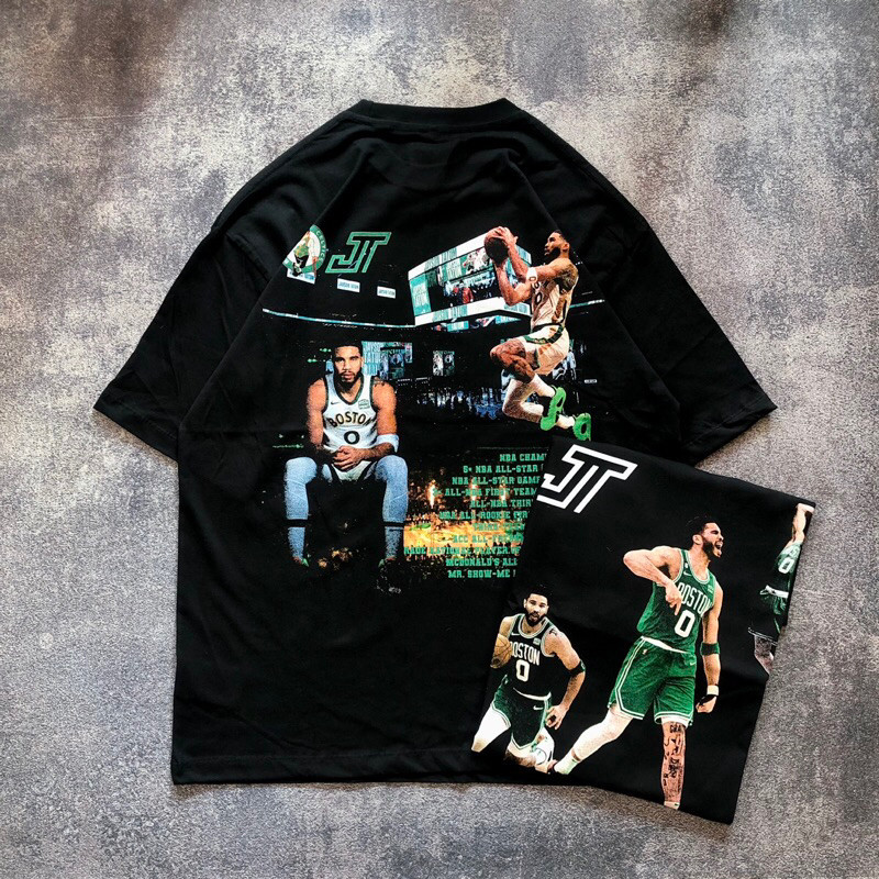 (LVR) Baju Kaos Oversize NBA JAYSON TATUM JT - T Shirt Vintage Oversize Jayson Tatum JT NBA - Baju K