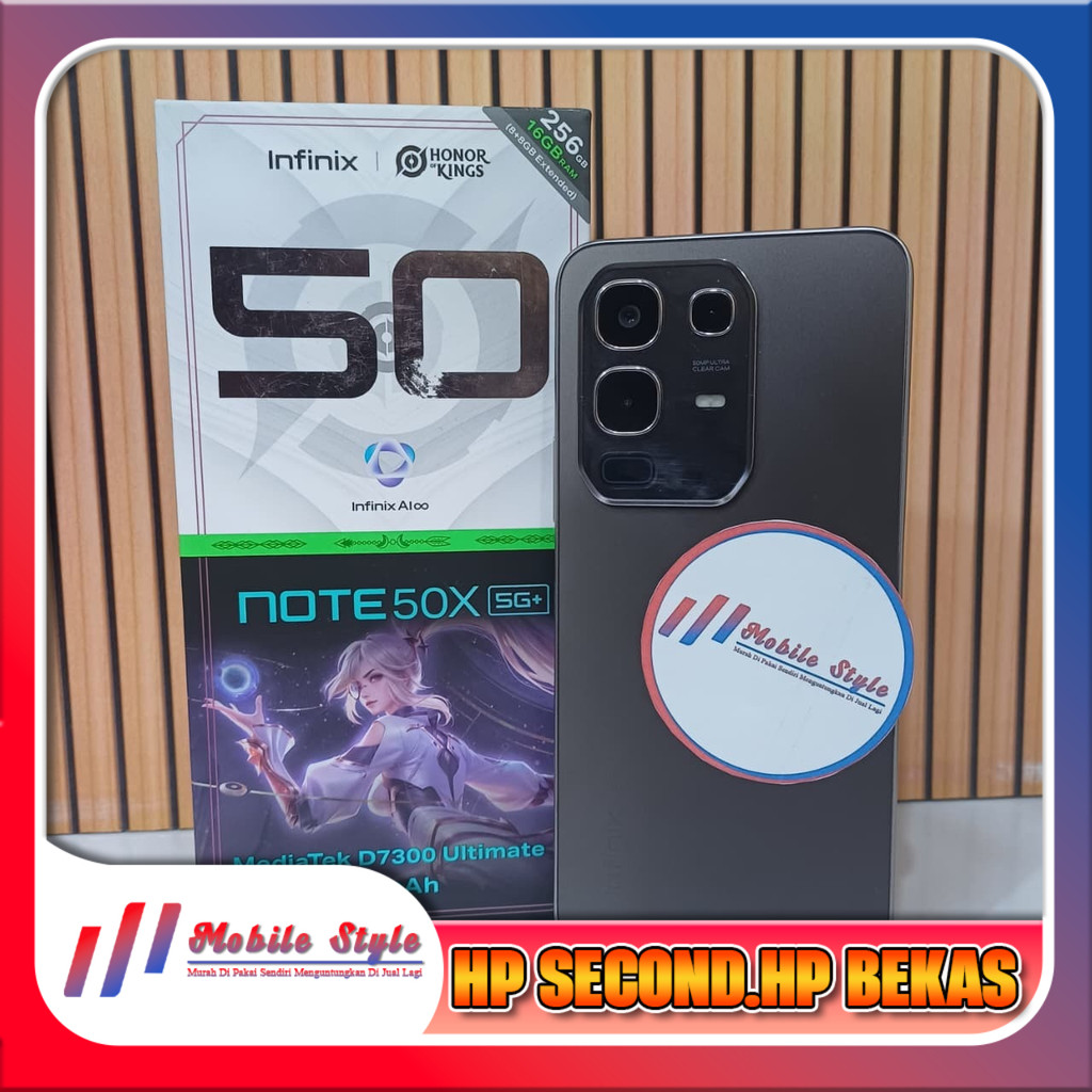Infinix Note 50X 5G Ram 8 Rom 256GB Second Mobile Style Store