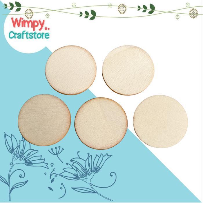 Wood Chip S Potongan Kayu Slice Wood Slice Dekorasi Scrapbook Craft