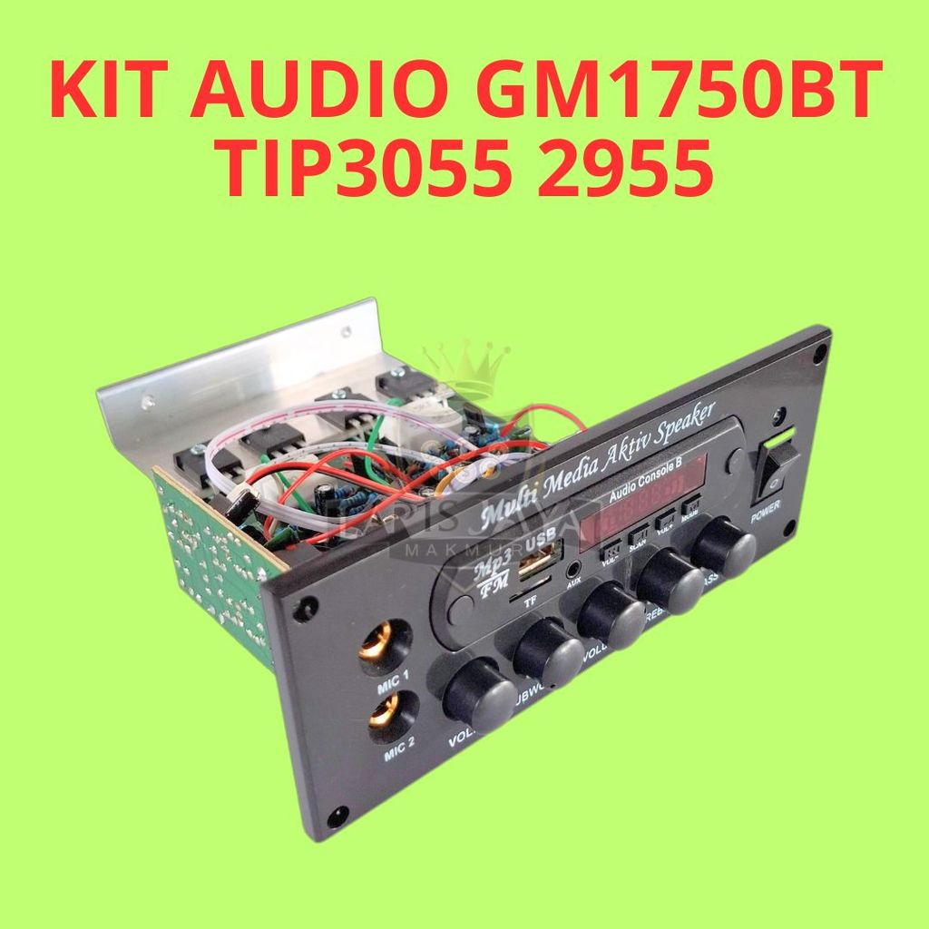 Modul Power Amplifier GM1750BT Bluetooth USB Mic 150W