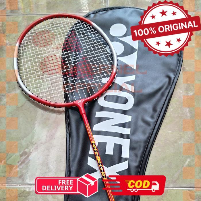 RAKET BADMINTON YONEX GR 303 / YONEX GR 303 RAKET YONEX FREE TAS ORIGINAL - Merah
