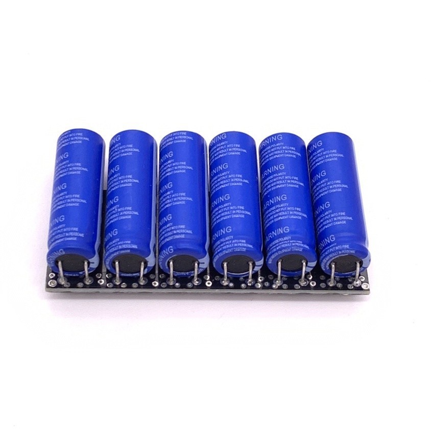 6PCS Super Capacitor Super Kapasitor 16V .6F Motor Mobil With Protection Board Farad Capacitor