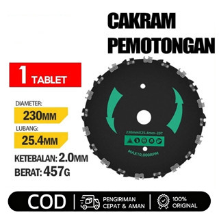 Bilah mesin pemotong rumput menebal bilah gergaji rantai melingkar baja mangan/Pedang Logam/ bilah g