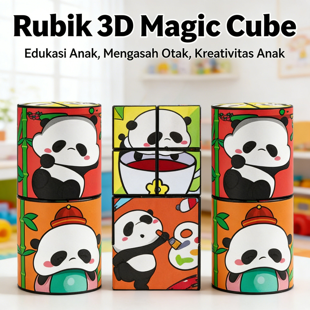 Anak Anak Mengasah Otak Kreativitas Dapat Diputas Edukasi Lego Magic Mainan Rubik 3D