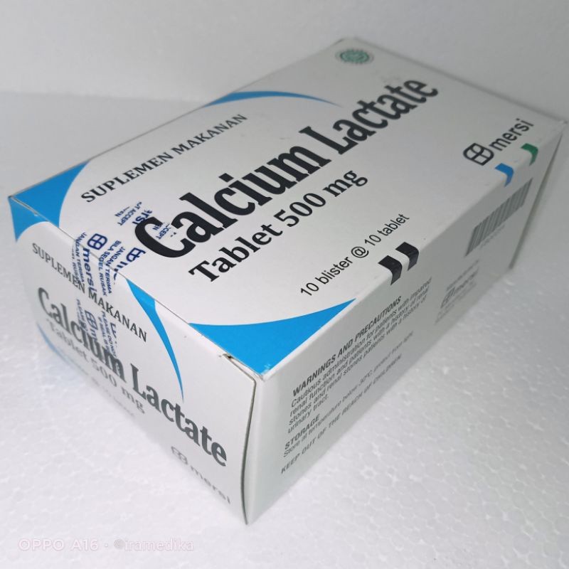 CALCIUM LACTATE 500mg MERSI  100tablet