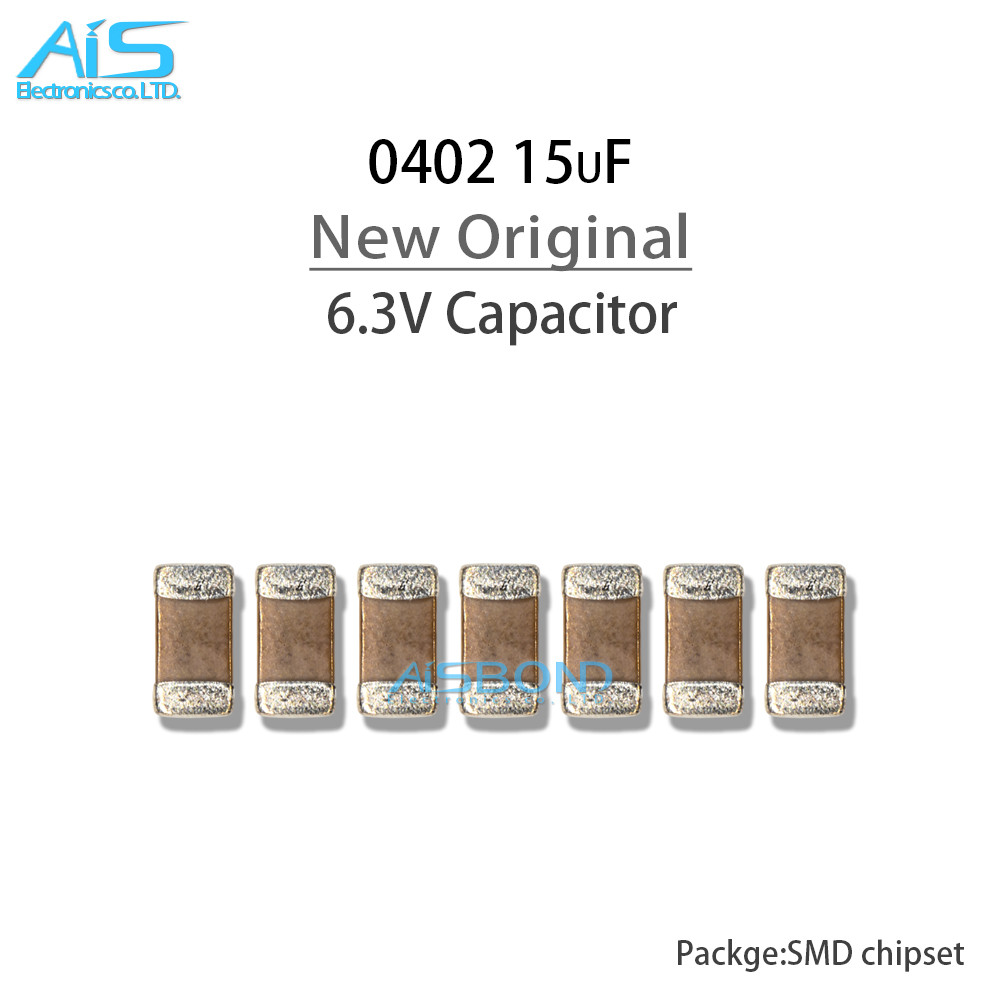 0402 6.3V 15UF Kapasitor Untuk iPhone Xs Max XsMax C2630 C2629 C2621 C2619 C2616 C2613 C2581 C3190 C