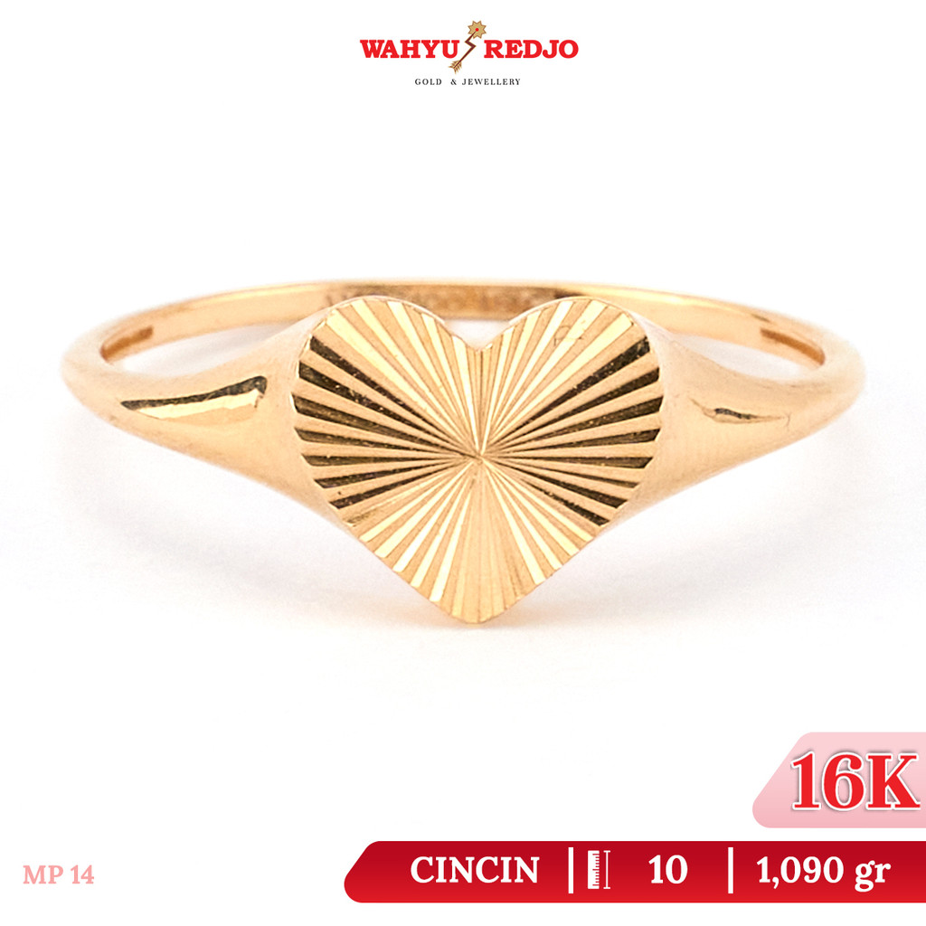 Cincin Emas Love Garis 16K Wahyu Redjo Pameran