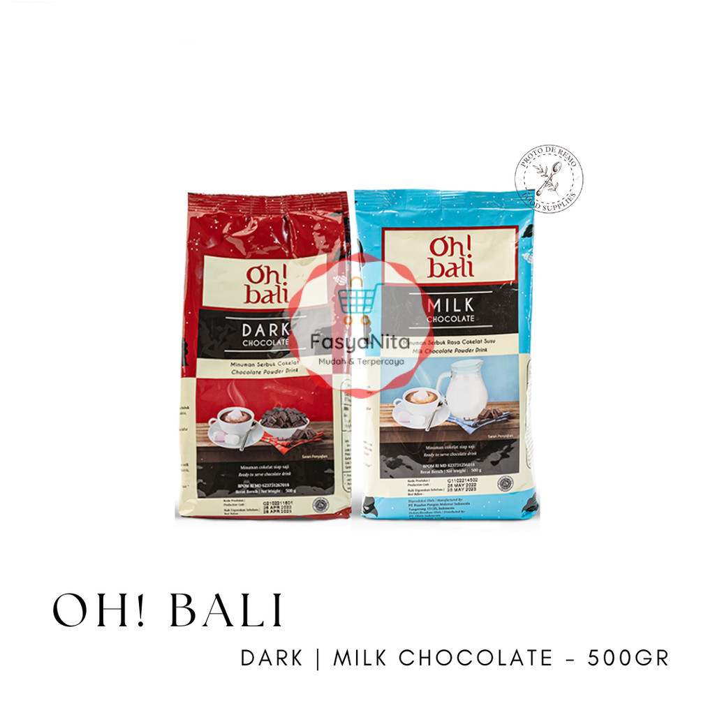 OH! Bali by OH! Java Dark Chocolate | Milk Chocolate - 500GR - Fasyanita Online Fresh Mart Denpasar