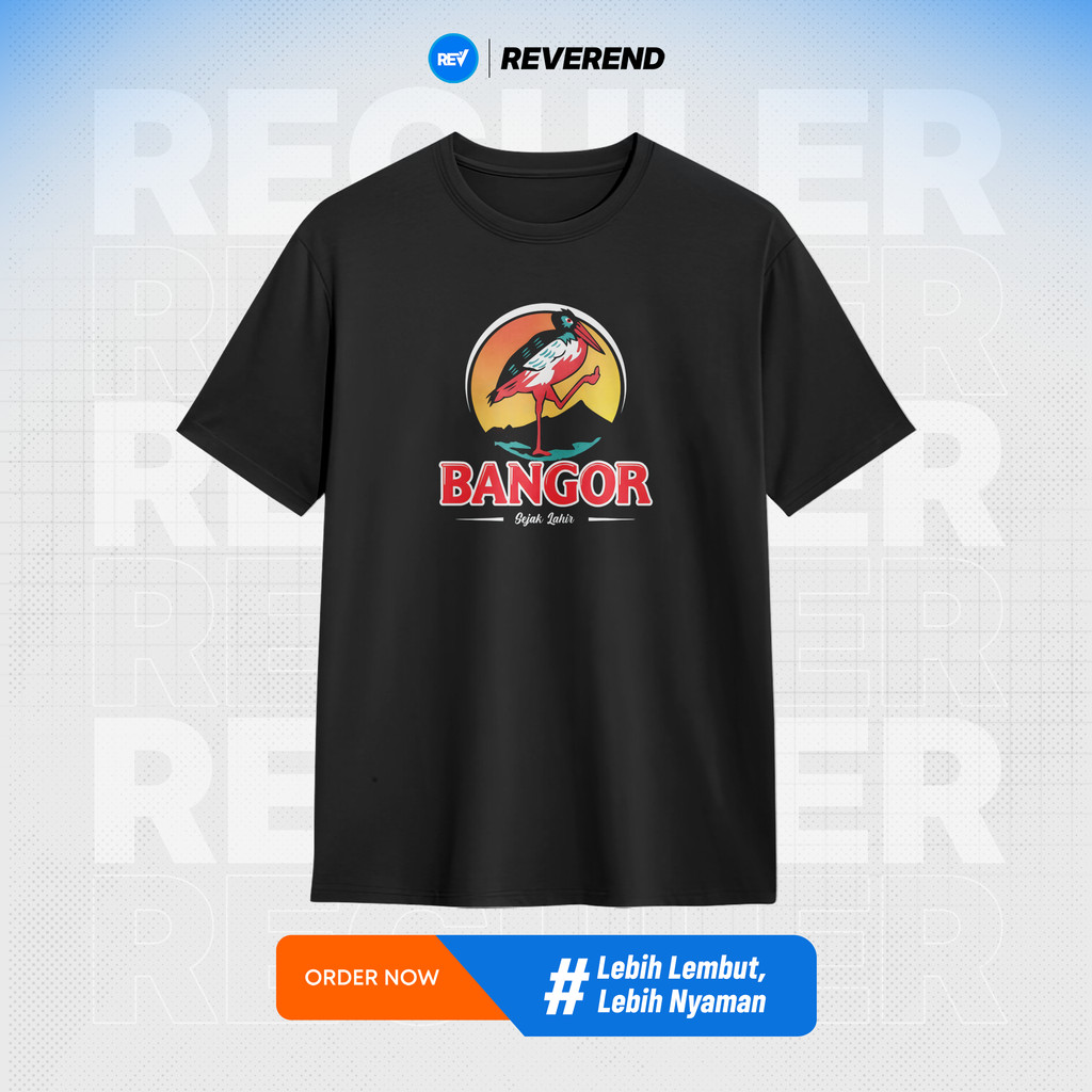 Kaos BANGOR Parodi Baju Distro Plesetan Bango Cotton Combed 24s Lucu Big Size Pria Wanita