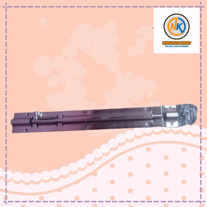 NK_ONLINESHOP Grendel Pintu 10” / Grendel Pintu Stainless Steel 25cm GOMEO