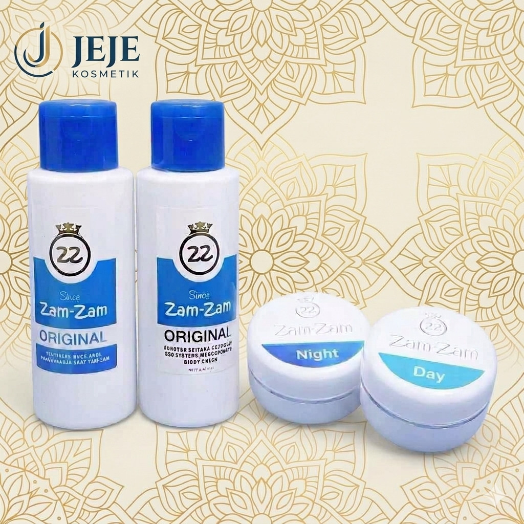 Satuan Bedak Zam2jk Biru Toner Malam Soap Siang