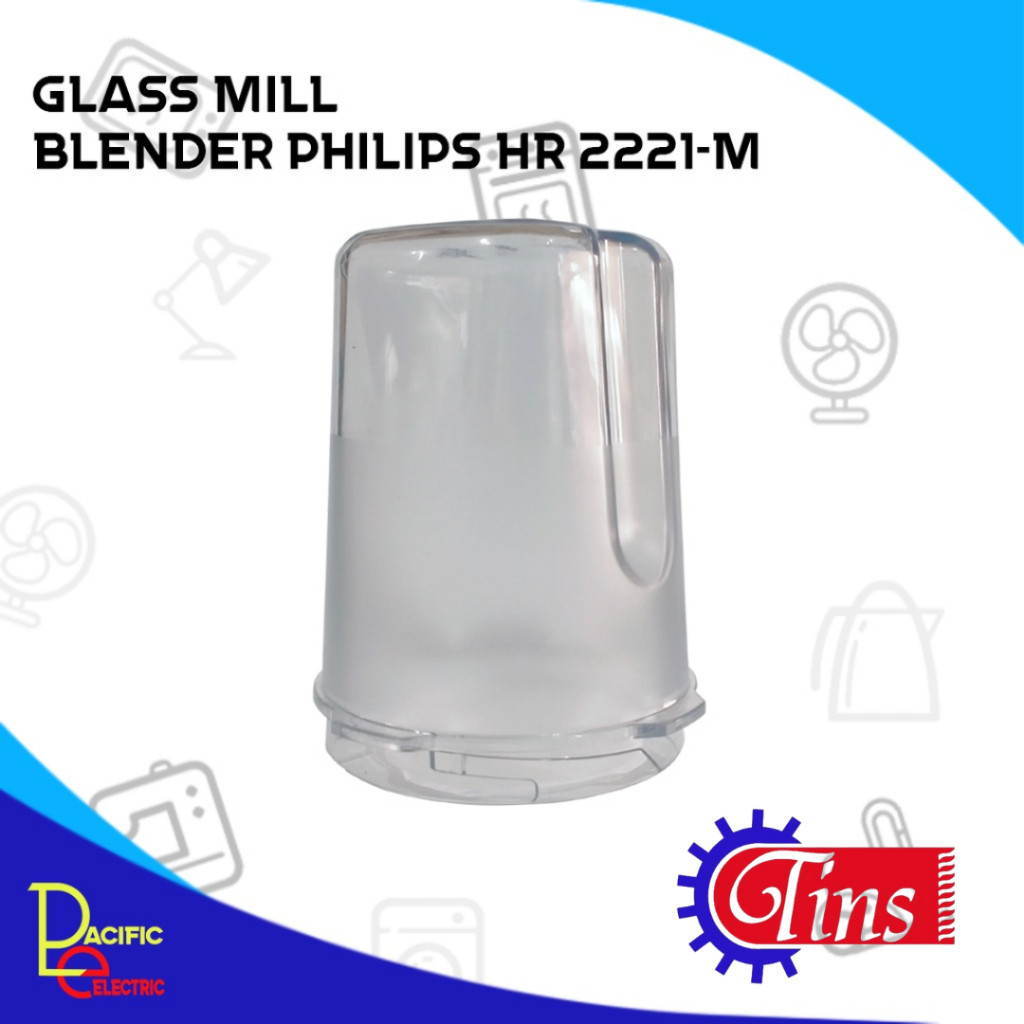GELAS BLENDER BUMBU PHILIPS HR 2221 BAHAN PLASTIK MIKA GELAS BLENDER HR 2221-M