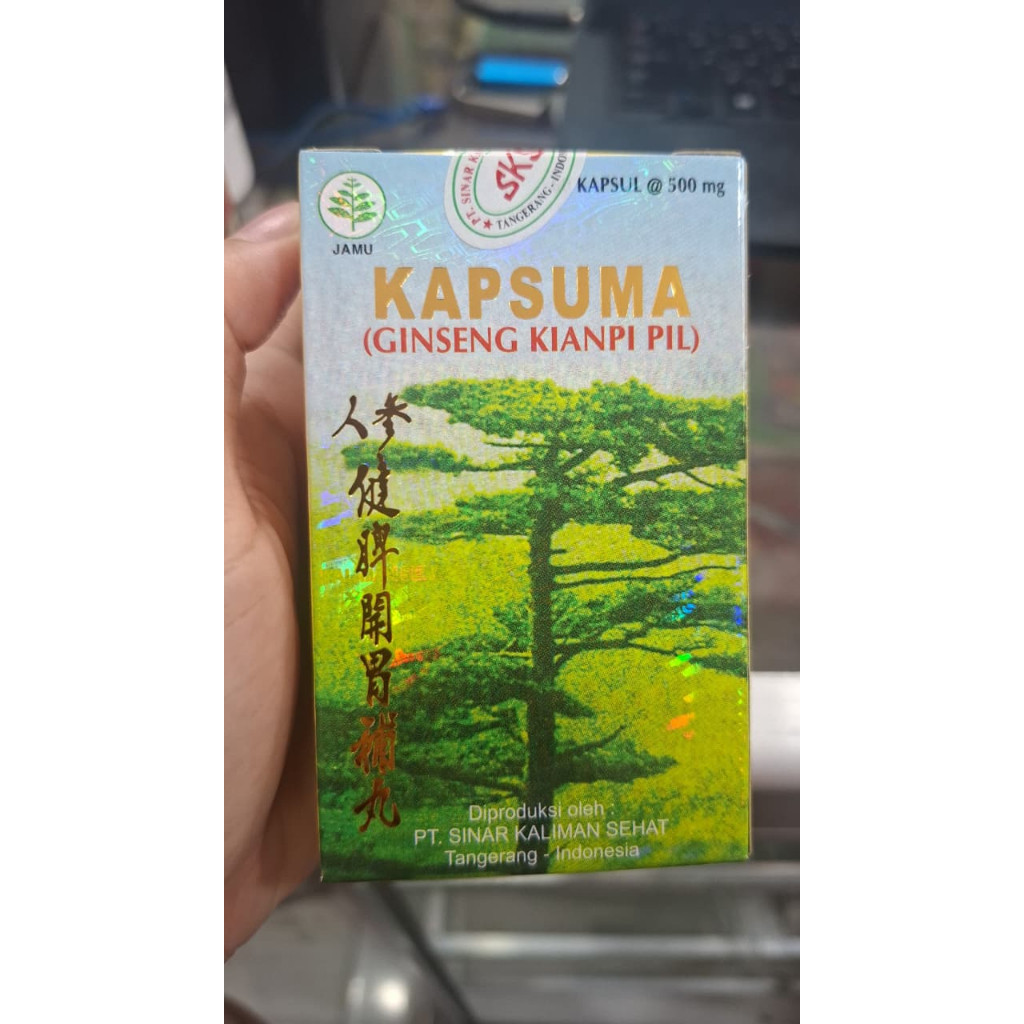 (READY STOK KIANPI) (KIANPI BERKAH) -PROMO KAPSUMA ( ginseng kianpi pil )