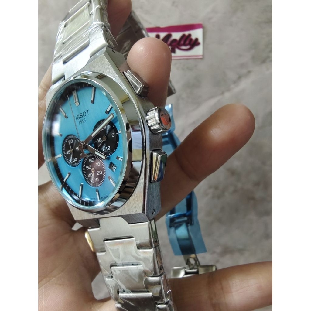 Jam tangan tst pria tipis chrono aktif