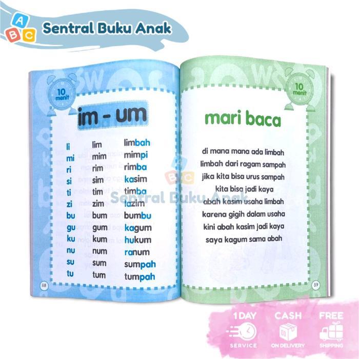 Promo BUKU BELAJAR MEMBACA ANAK TK & PAUD - ABACAGA FULL COLOR CARA PRAKTIS BELAJAR MEMBACA UNTUK AN