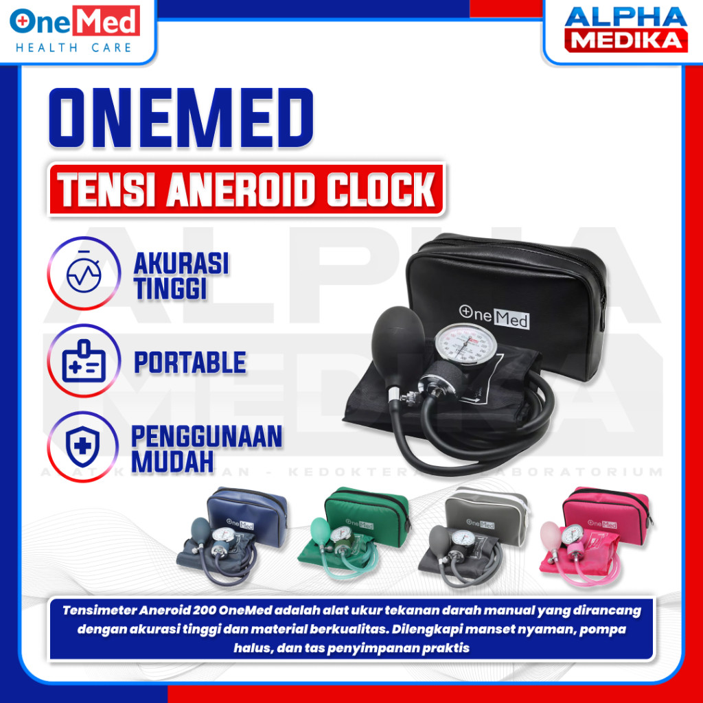 ONEMED - Tensi 200 Onemed Manual / Tensimeter Aneroid Onemed / Tensi Jarum Onemed / Tensi Manual