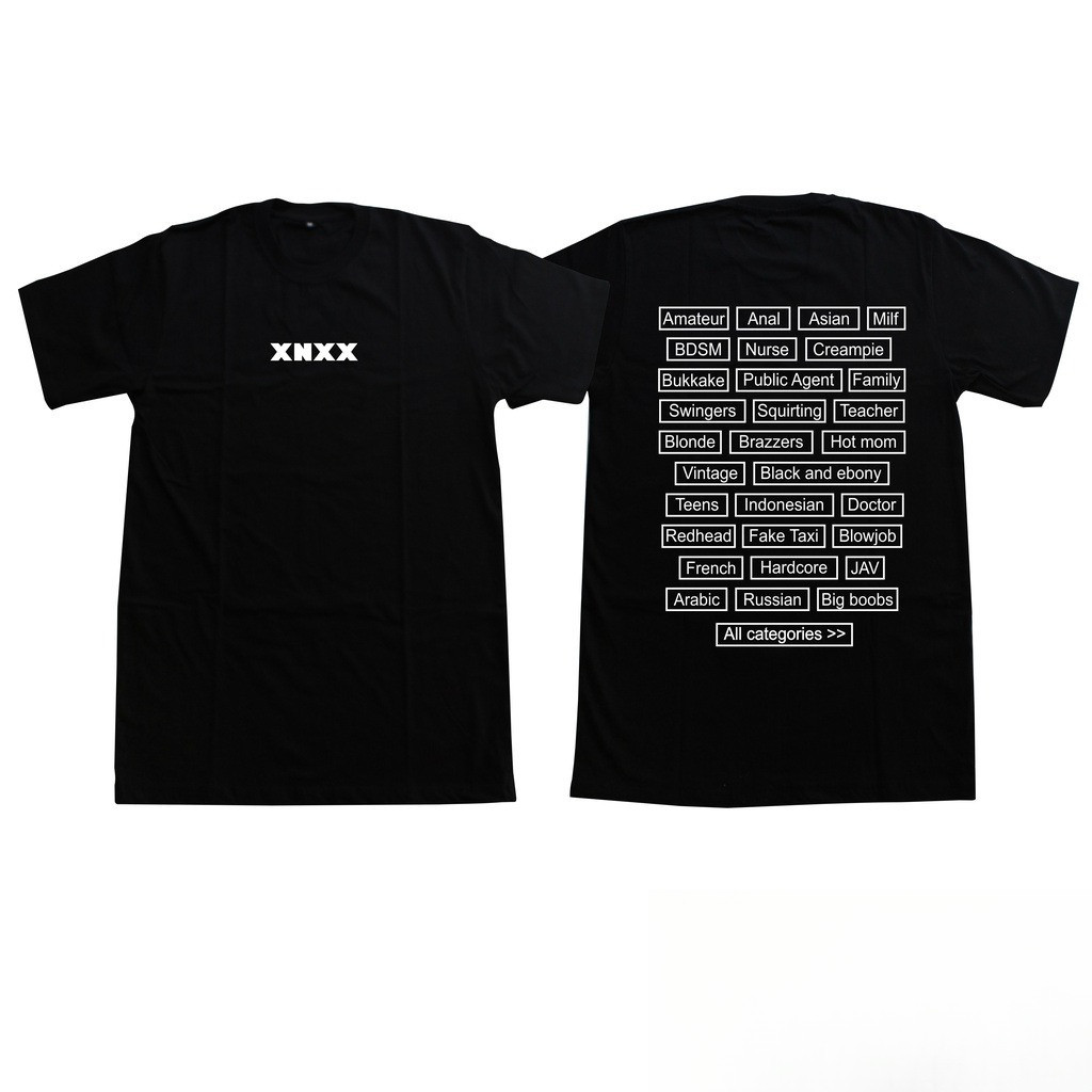 Baizo.id T-Shirt KAOS T-SHIRT XNXX PRIA LUCU  KATA KATA COTTON COMBED 24S PREMIUM COTTON COMBED 24S 