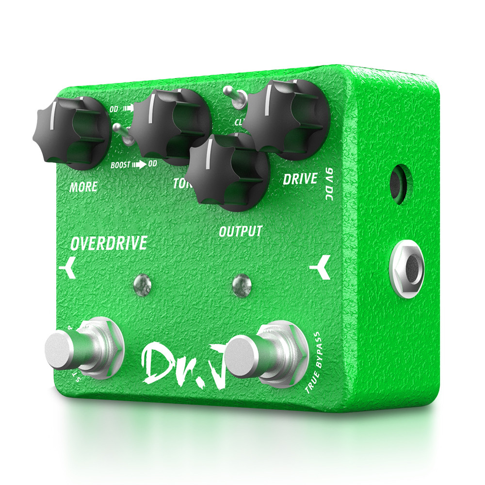 JOYO Dr J Series D60 EMERALD Overdrive Guitar Pedal 15dB Boost Beautiful Warm Character Tone Overdri