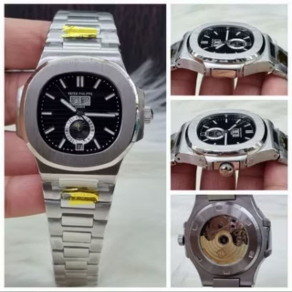 jam tangan mewah/jam tagan sultan Jam Tangan  Automatic Nautilus Moonphase  Japan
