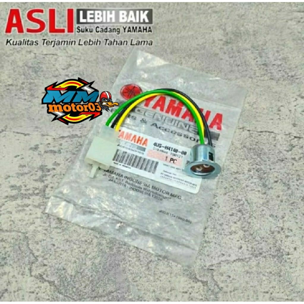 SOKET FITING LAMPU DEPAN FIZ R FIZR ORIGINAL YGP GENUINE PARTS