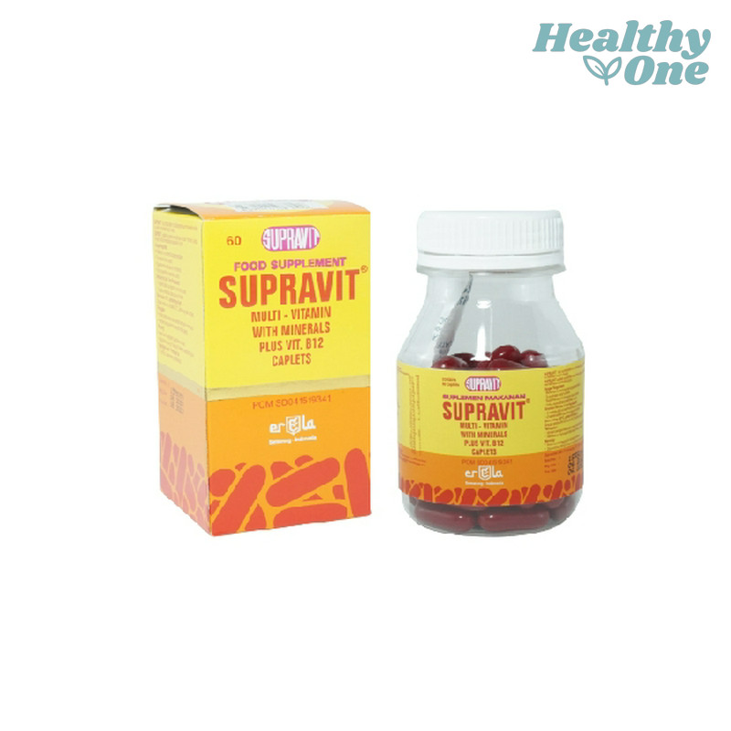 SUPRAVIT MULTI VITAMIN 1 BOTOL 60 TABLET