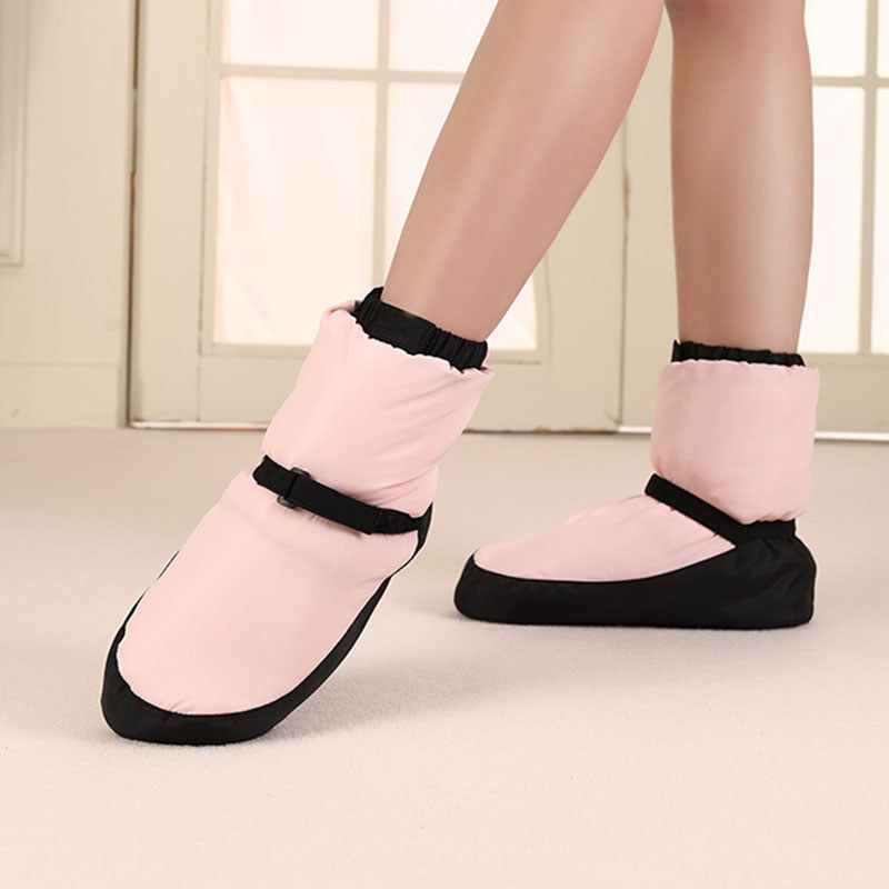Winter Ballet Dance shoes cotton Dance boots Women Flat dancing shoes Adults soft thickened sole war