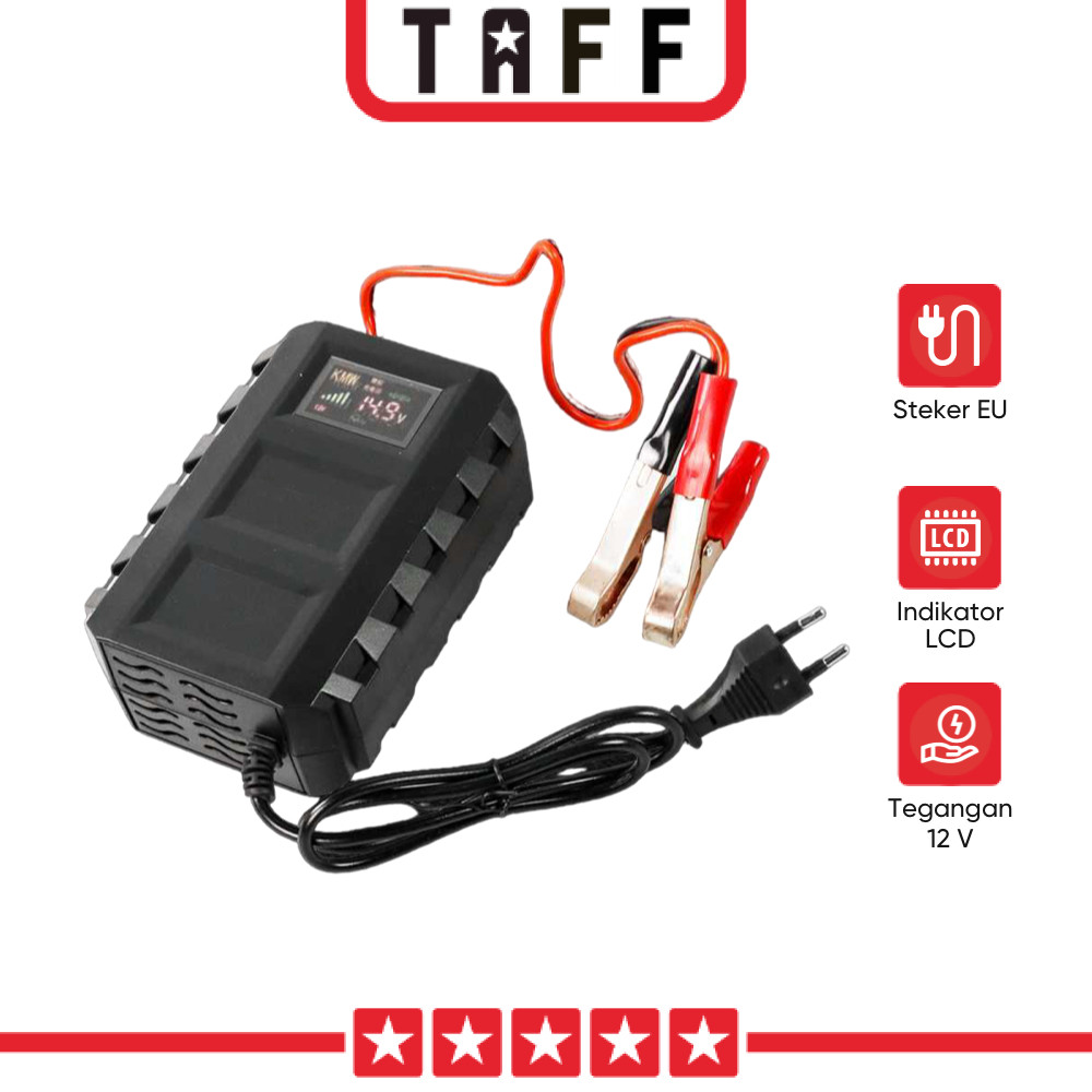 TAFFWARE Charger Aki Mobil Intelligent Battery Charger 12V 20A - KC-20A