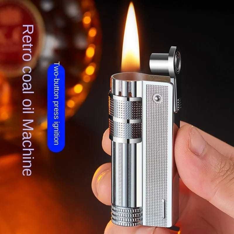 - Epic'shop - Korek Api Roda Jadul Minyak LOGAM RETRO Y5 Korek Api SumbuH Classic Minyak Bisa Di Isi