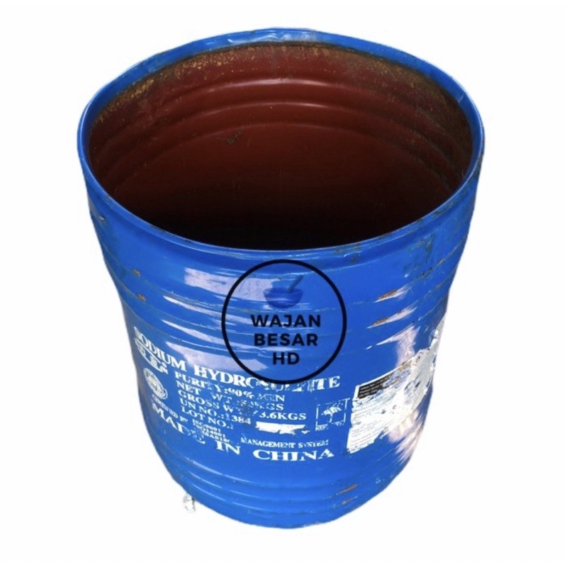 Tong Sampah Kaleng Besi Kapasitas 50 Liter Bekas