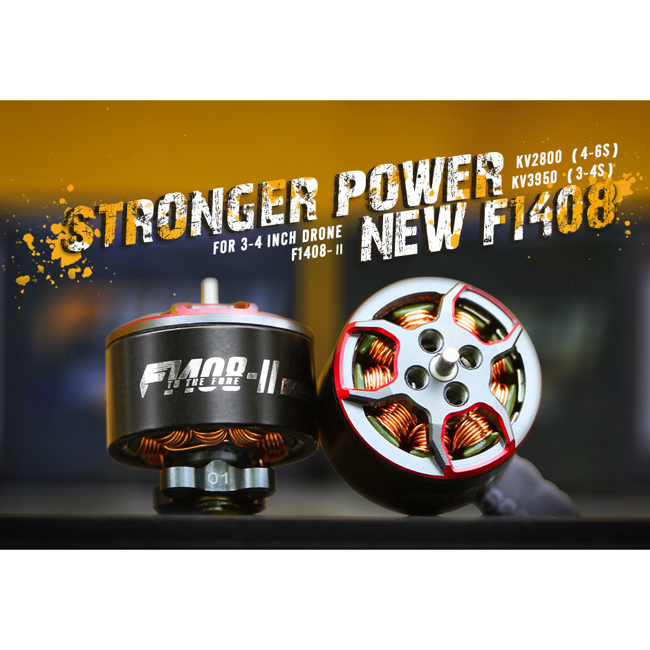 T-MOTOR F1408-II Fpv Racing Drone Motor T-HOBBY 3-6S KV2800/KV3950 Brushless Motor For FPV  Aircraft