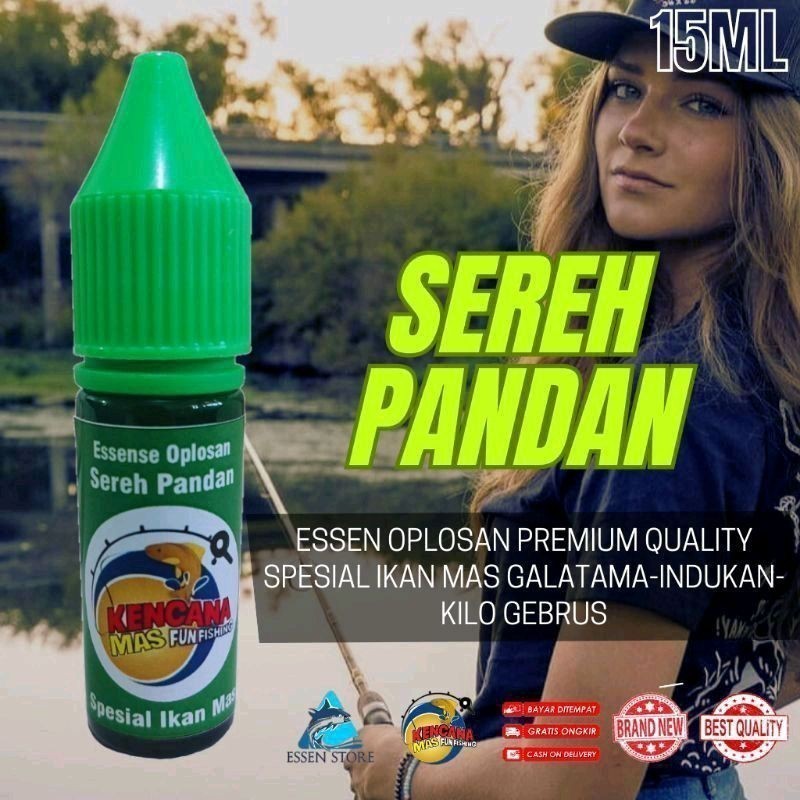 Essen 15 ML - Essen Oplosan Sereh Pandan / Essen Oplosan Kualitas Premium / Essense Oplosan / Essen 