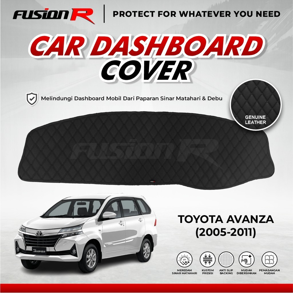 Car Cover Dashboard Mobil Avanza Xenia 2005 - 2011 Premium Custom Fit / Pelindung Dashboard Mobil Fu