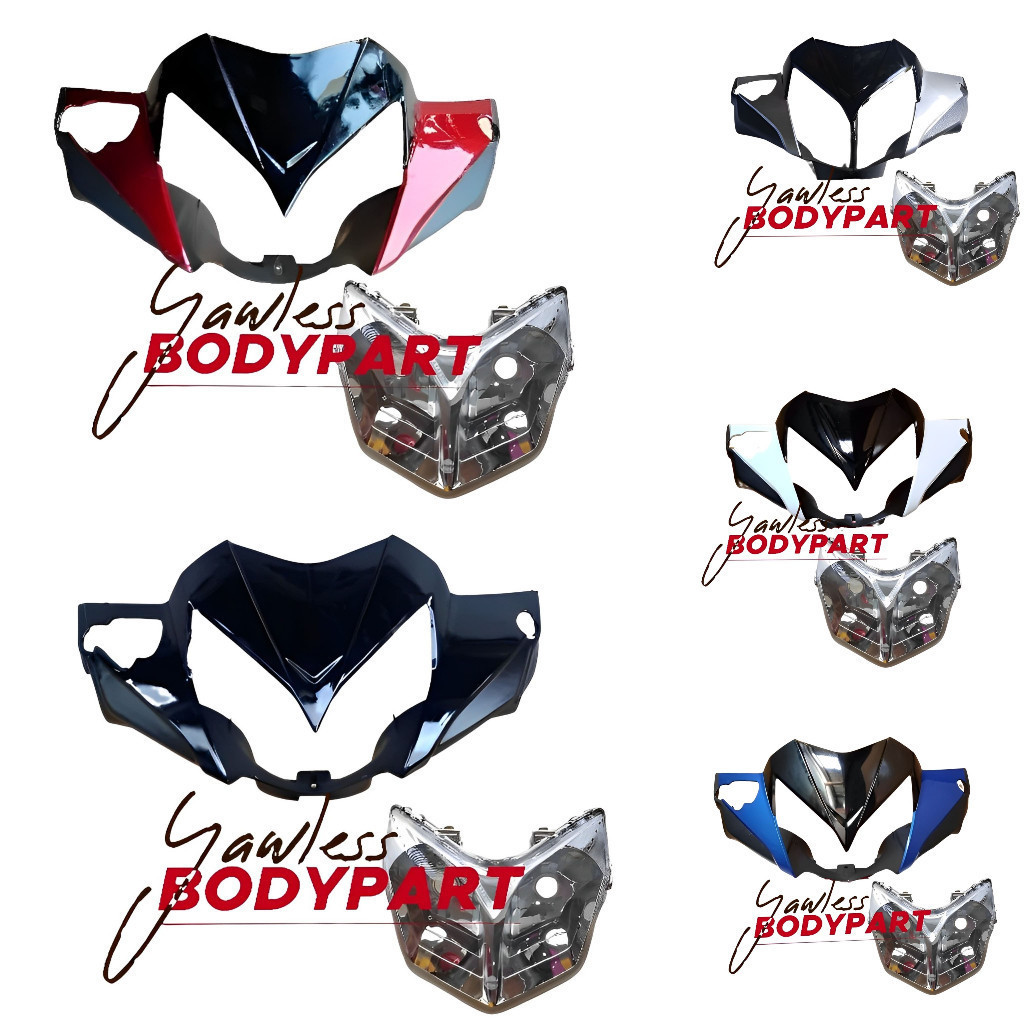 BATOK DEPAN + REFLEKTOR  SUPRA X 125 BATMAN / BATOK KEPALA DEPAN SUPRA X 125 NEW 2008-2012 LBM