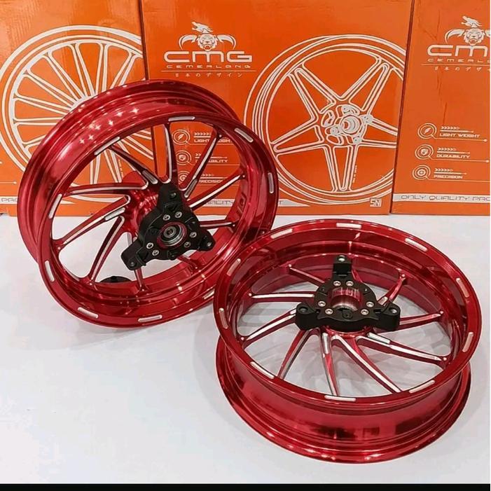 VELG NMAX NEW CMG MG 10 300/350 RING 13 Motorcycle Accessories - Merah
