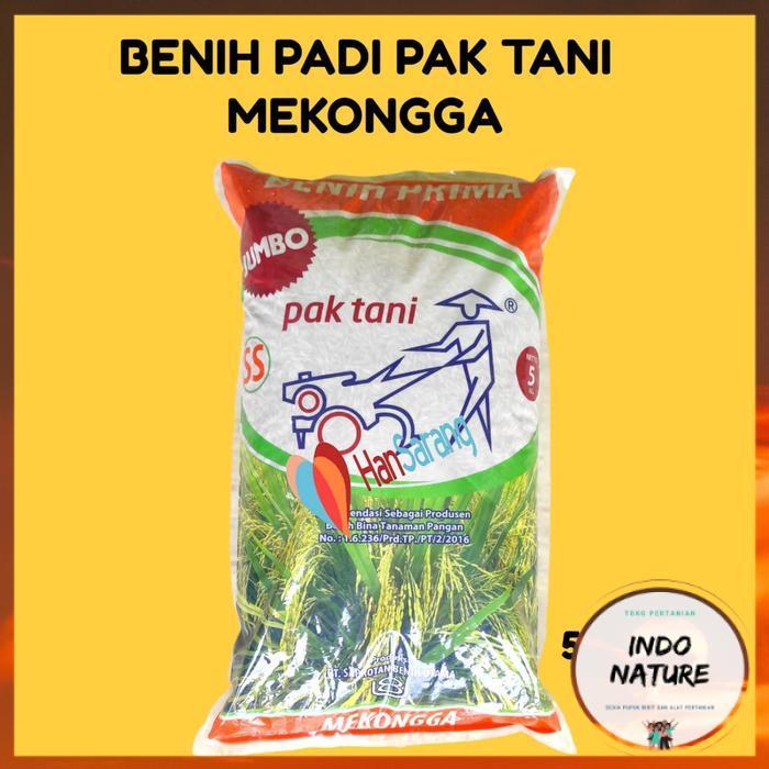 [ HS IndoNature ] Benih Padi mekonga Saprotan Utama 5kg Pak Tani  MEKONGGA Bibit Jumbo Unggul