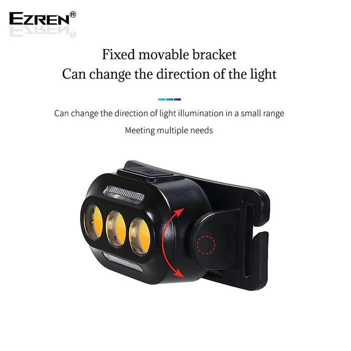 Ezren EZ-YD02 LED Headlight Lampu Senter Kepala Mode USB Charge
