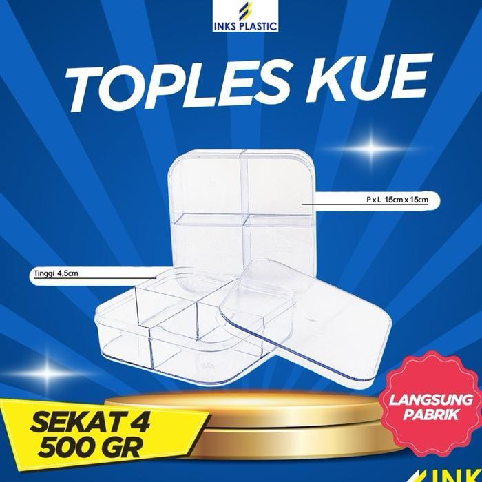 TOPLES KUE SEKAT 4 TOPLES KOTAK SEKAT  Original
