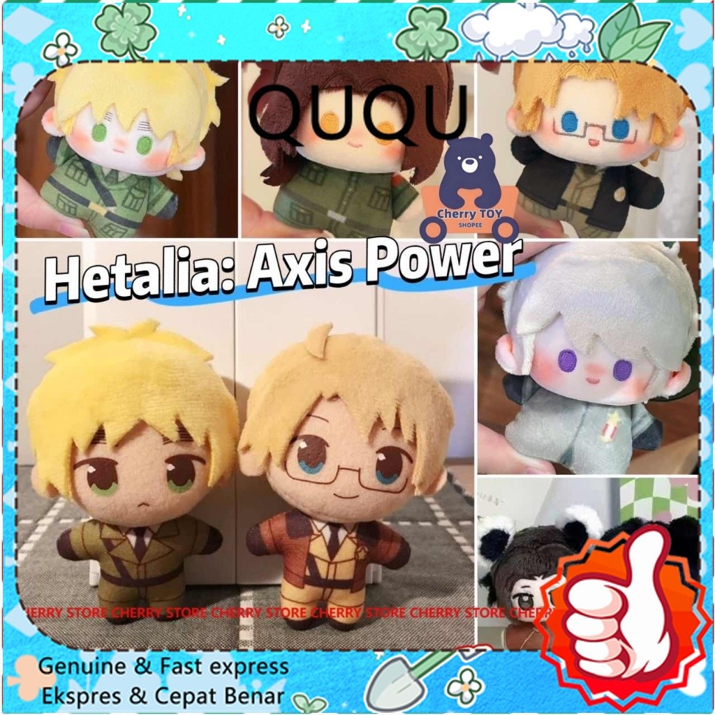 10cm Hetalia Axis Powers Dunia Bintang Boneka Plush Rantai Kunci Hetalia Arthur Kirkland Alfred F Jo