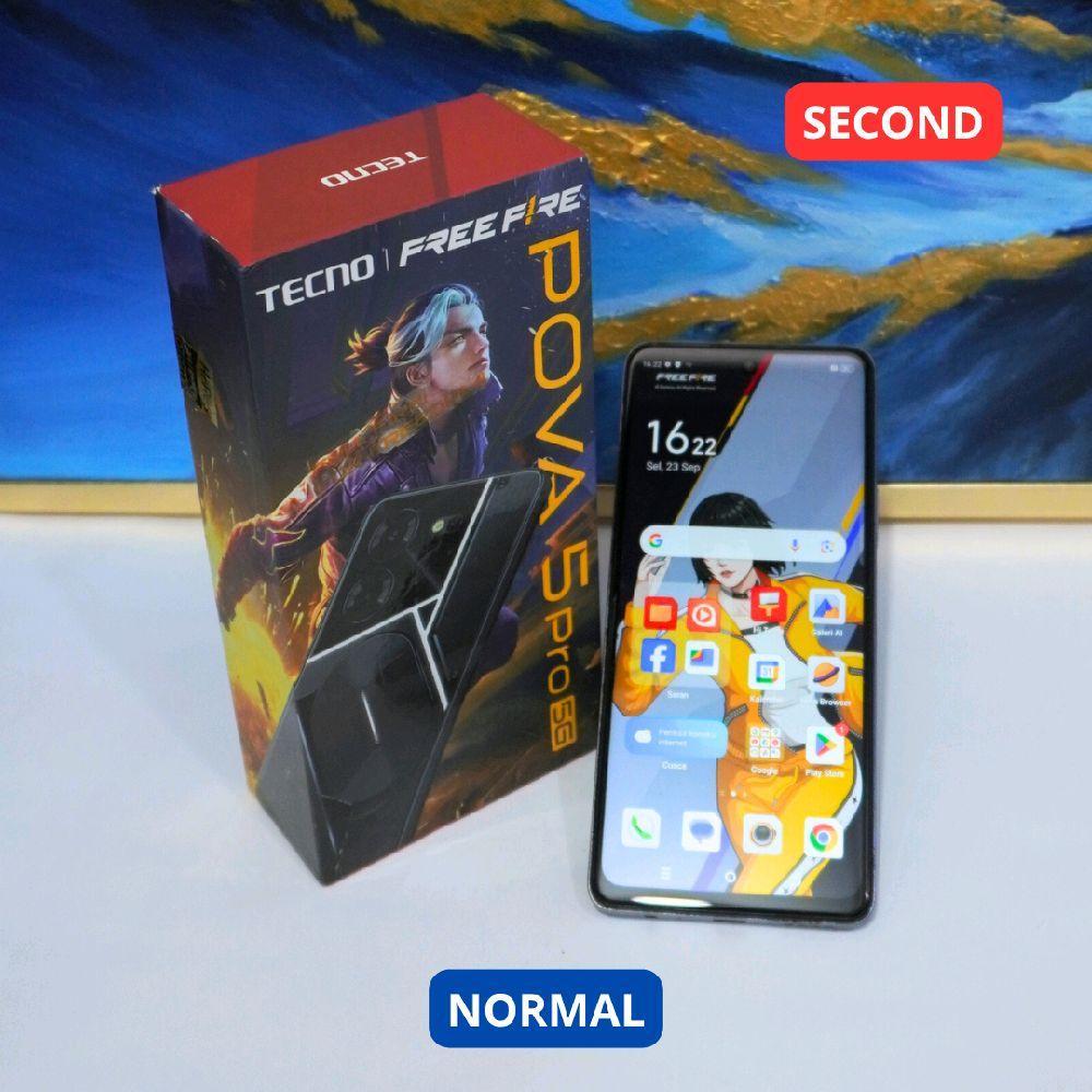 TECNO POVA 5 PRO 8/256 GB - HP SECOND ORIGINAL SINAR MUTIARA CELL