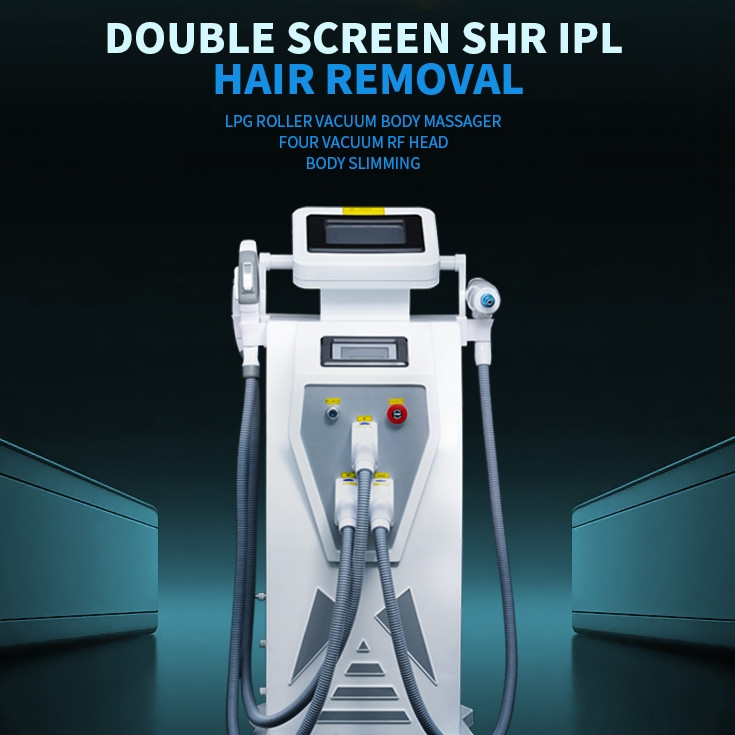 Ipl laser hair removal+Ndyag laser+RF 3 in 1 laser picosecond alat rf wajah blackdoll laser wajah pn