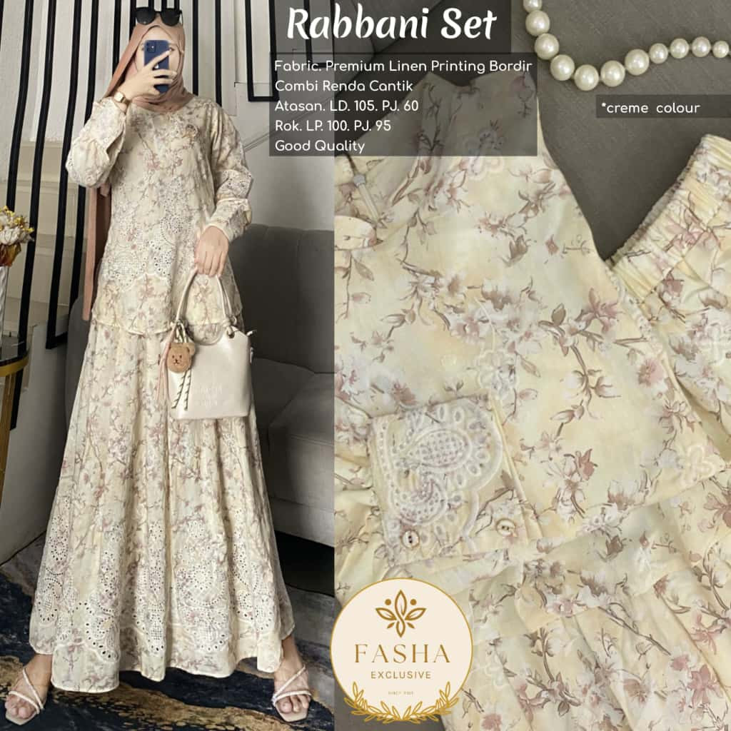 2401    RABBANI SET by fASHA KIDS FASHION ORI SOLO