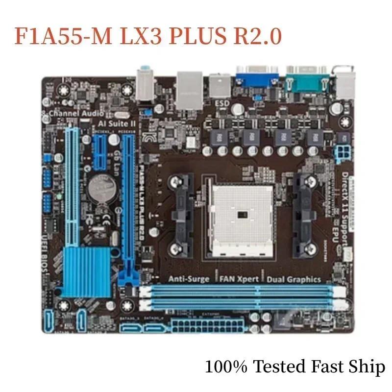 For ASUS F1A55M LX3 PLUS R20 Motherboard A55 32GB Socket FM1 DDR3 uATX Mainboard 100% Tested Fast Sh