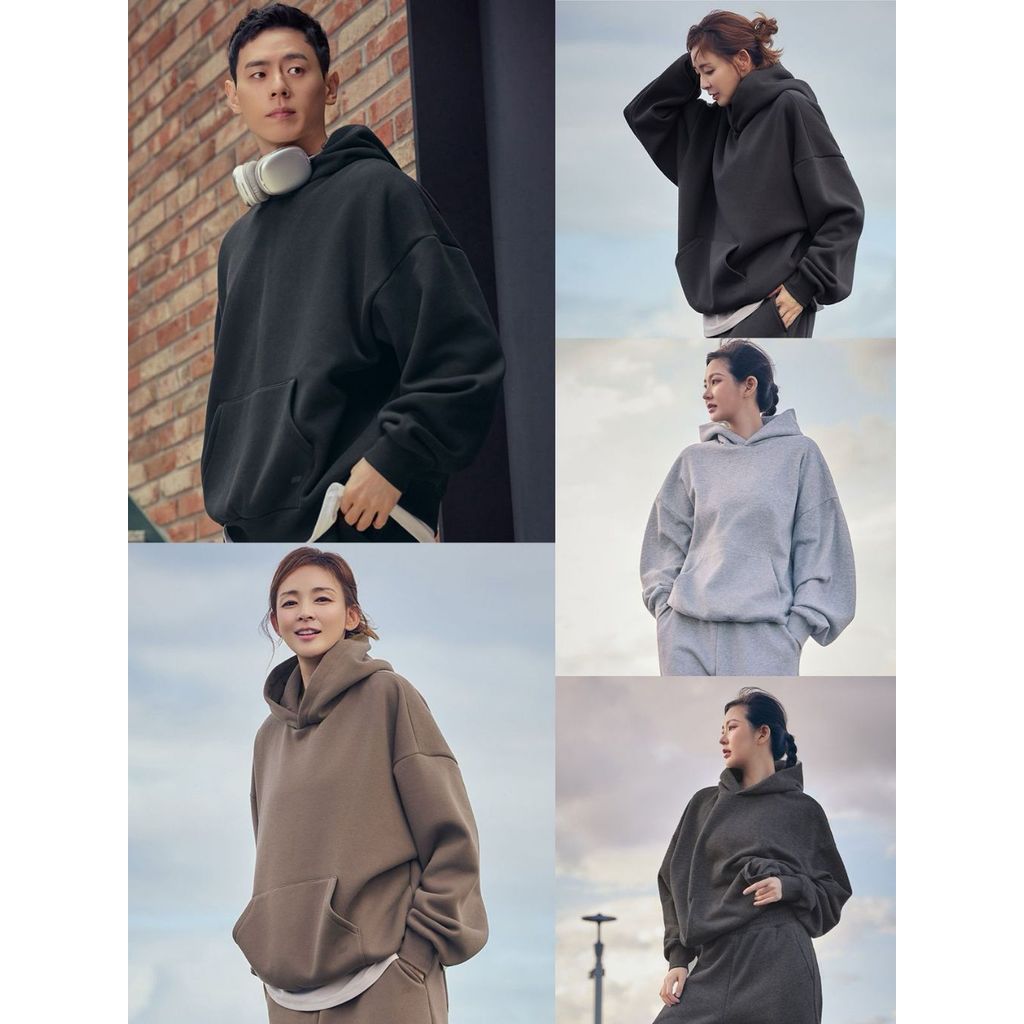 Sweater Hoodie Unisex Oversized Inner Fleece Lembut & Stylish | Unisex Ultra-Fleece Overfit Hoodie -