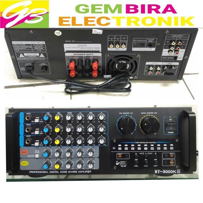 AMPLIFIER MIXER BT 3000K III AMPLI MIXING WITH BLUETOOH BT-3000K III