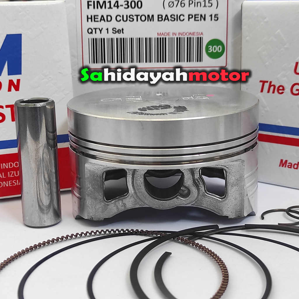 Seher Piston Set Custom dome FIM 70 71 72 73 74 75 76 PIN 15 boreup mio,tiger,glpro neotech