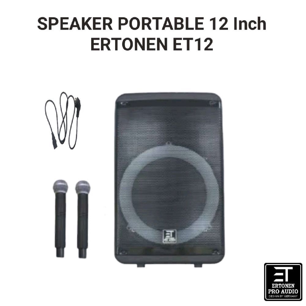 Speaker portabel ertonen et12 12 inch