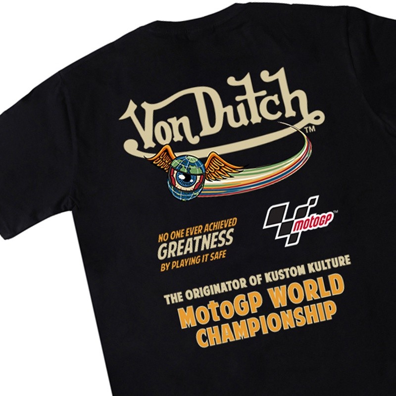 Von Dutch Tshirt MotoGP Edition GP03 Black Kaos Original 100%