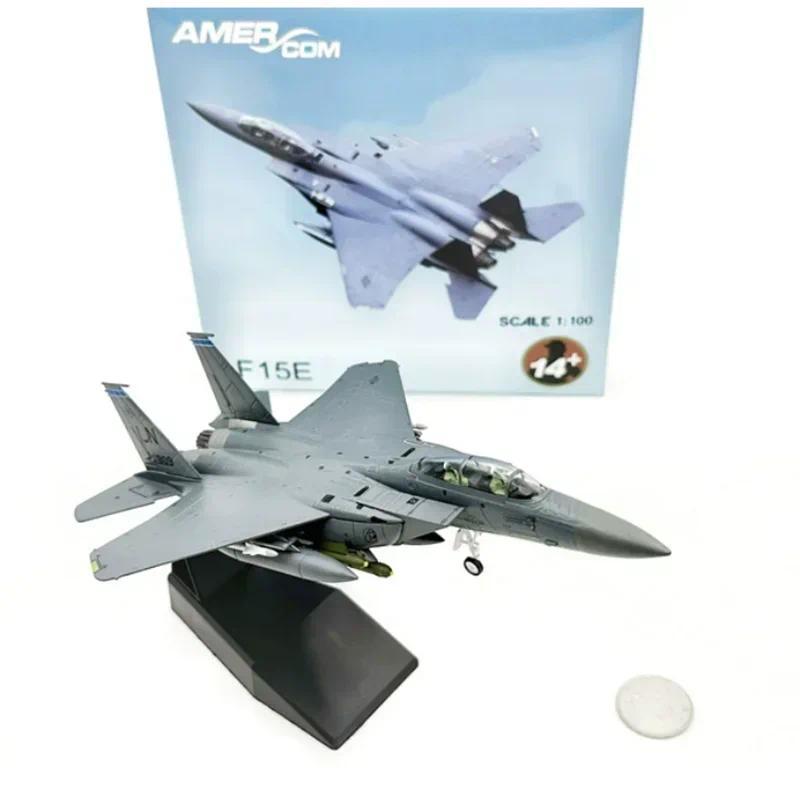 1100 Scale Model Toy F15E F15 F15E F15 Strike Eagle Fighter USAF ecast Metal Plane Model Toy For Col