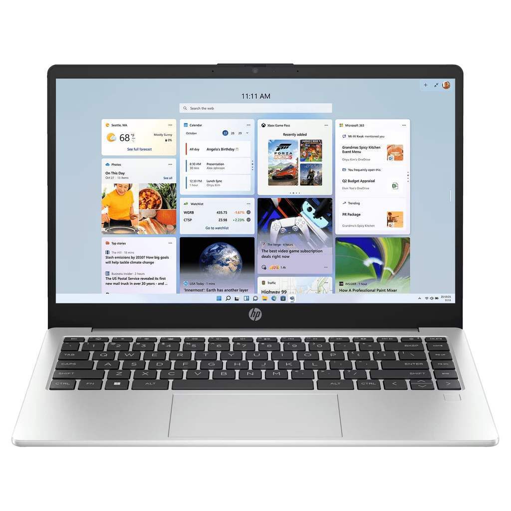 Laptop HP 240 G10 Intel Core i5 Iris X 8GB RAM 512GB SSD Silver Free Windows 11 Home 14 Inch