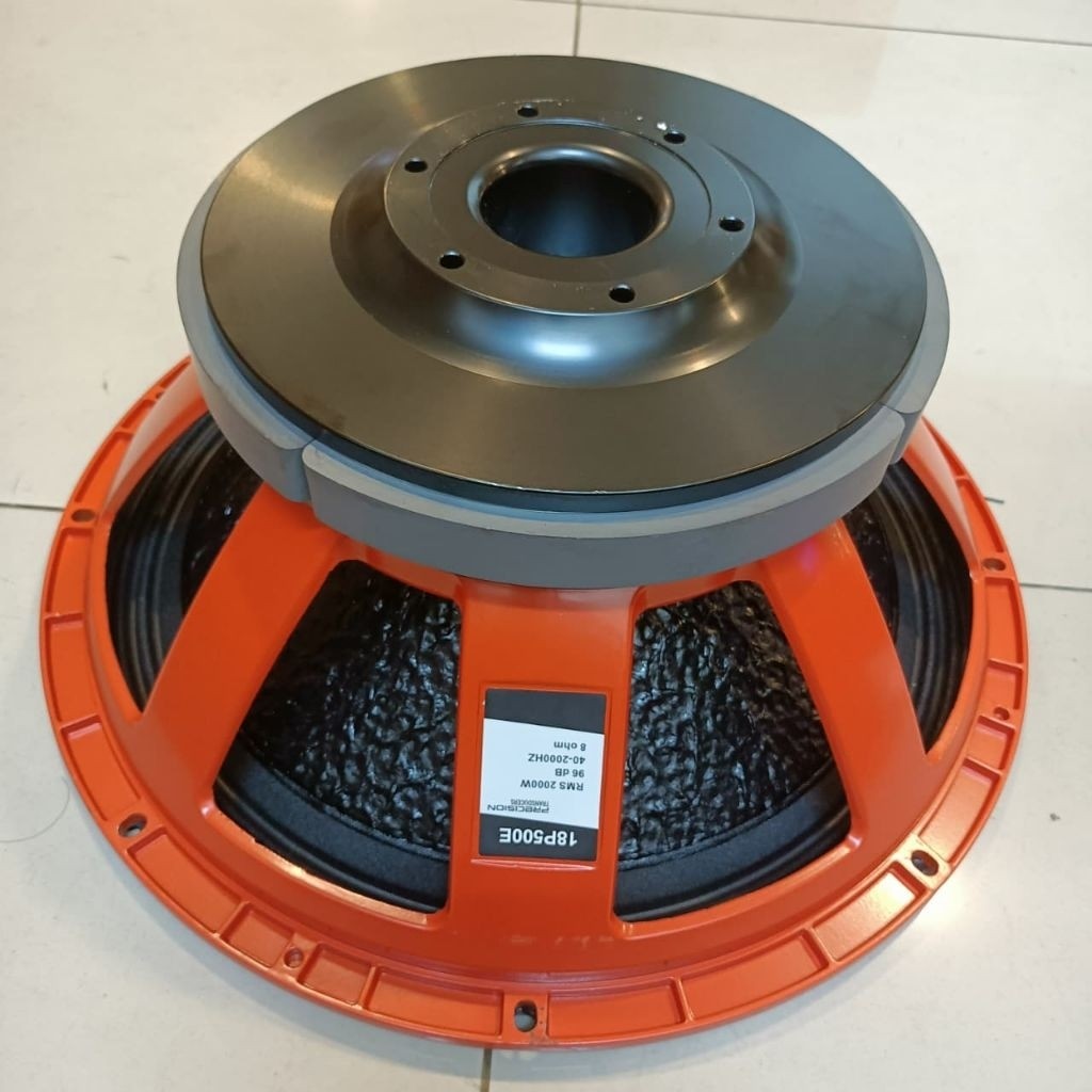 SPEAKER RCF 18P500 SUPER / Speaker Rcf 18P500 kualitas bagus / speaker rcf 18p500 super warna orange